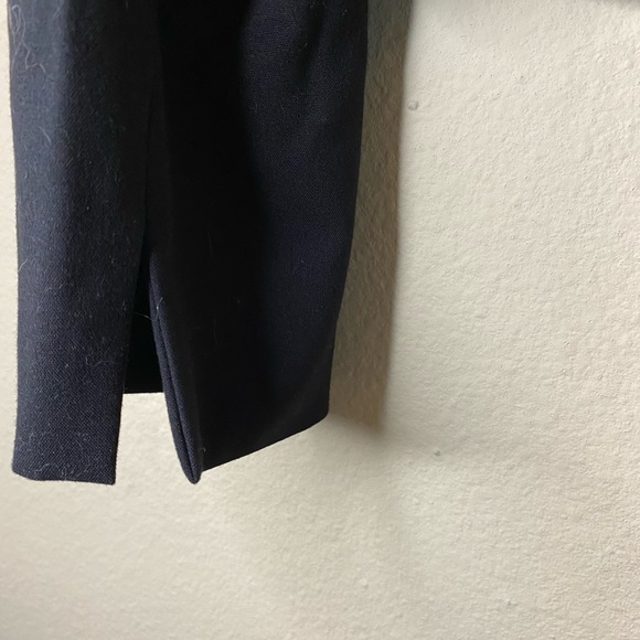 *NWT* LOFT Black Blazer with Leather Detail - Picture 4 of 7